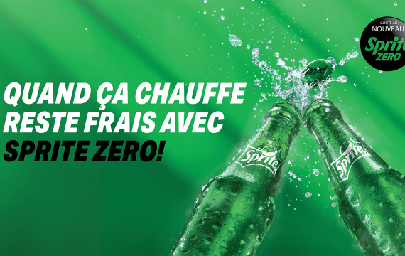 SPRITE ZERO LA NOUVELLE BOISSON RAFRAICHISSANTE SANS SUCRE AJOUTE